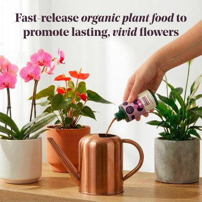 WE THE WILD Bloom Concentrate Fast-Release Organic Plant Food for Flowering Houseplants 5.1 fl oz