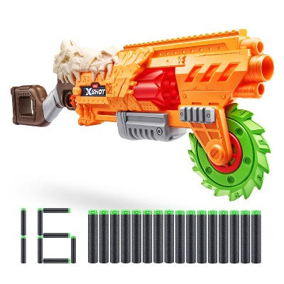 XSHOT Horror Fire Doomsday Blaster Toy Dart Blaster (with 16 Darts) by ZURU (LOCAL PICKUP ONLY)