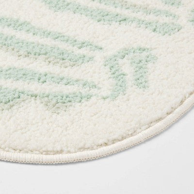 20"x30" Seaweeds Coastal Non Skid Bath - Threshold