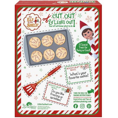 Pillsbury Elf On The Shelf Candy Cane Cookie - 15oz