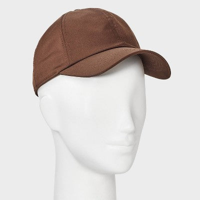 Nylon Elastic Back Baseball Hat - A New Day Brown