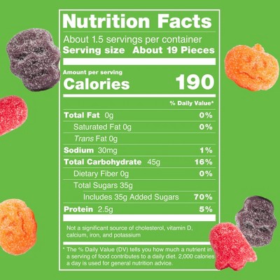 Crazy Candy Halloween Freeze Dried Candy - Fright Bites - 2.5oz