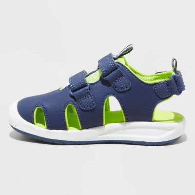 Boys' Toddler Hank Play Sandals - Cat & Jack Navy Blue 11