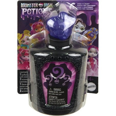 Monster High 6.2" Potions Mini Dolls, Surprise Character Figures with Water Reveal