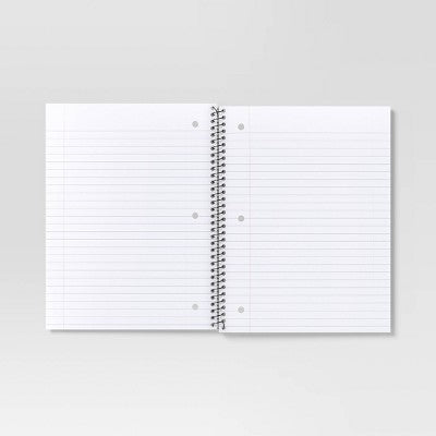 Subject Spiral Notebook Wide Ruled Green - Dealworthy