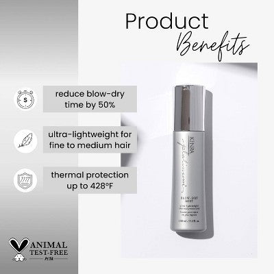 Kenra Platinum Blow Dry Heat Protection Hair Treatment Spray - 3.4 fl oz - Beauty Studio