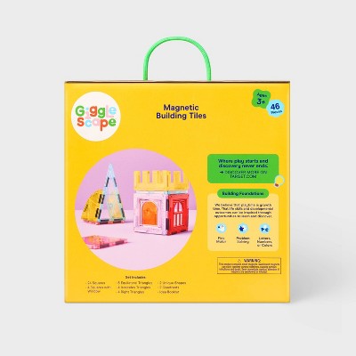Magnetic Building Tiles Set 46pc - Gigglescape