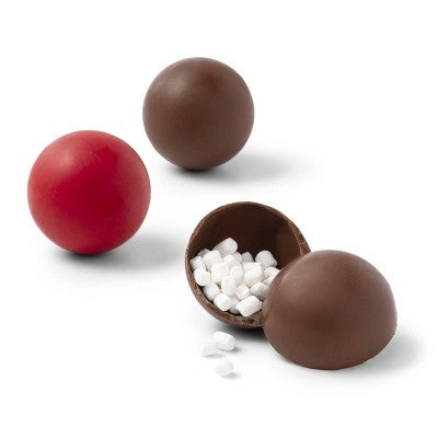 Christmas Hot Drink Bombs - Milk Chocolate & White Chocolate - 3oz - Favorite Day