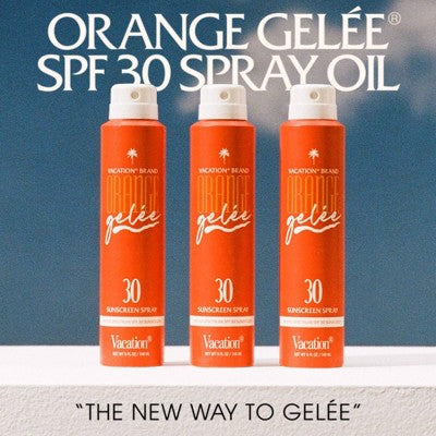 Vacation Sunscreen Orange Gelee Spray Oil - SPF 30 - 5 fl oz: Whole Body Application, Scented, Octocrylene