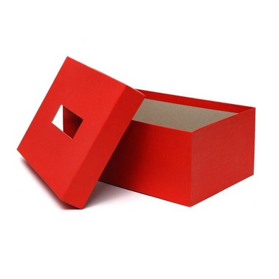 8"x5" Rectangle Shaped Valentine's Day Gift Box Red - Spritz