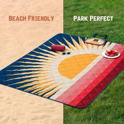 Weatherproof Vintage Sun Throw Blanket