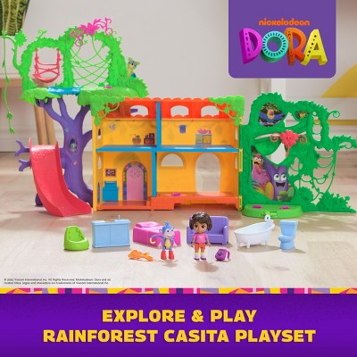 Dora Explore & Play Rainforest Casita Playset, Dora & Boots Figures, Furniture, Sound Fx (LOCAL PICKUP ONLY)