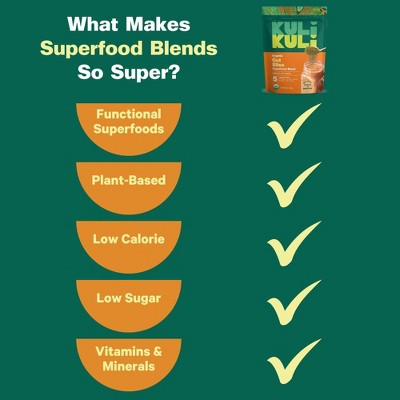 Kuli Kuli Organic Gut Bliss Superfood Blend Dietary Supplement Powder - 6oz: 1 Package, Greens and Superfood Supplements