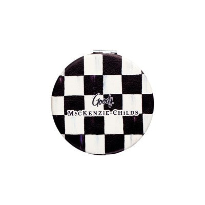 MacKenzie-Childs x Goody Compact Double Sided Mirror - Courtly Check
