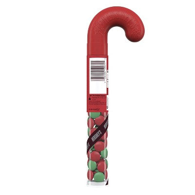 HERSHEY'S Candy Coated Chocolate Filled Plastic Christmas Candy Cane - 1.4oz