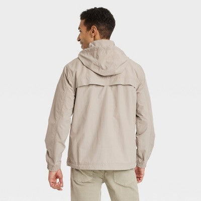 Men's Big & Tall Hooded Ripstop Rain Coat - Goodfellow & Co LT