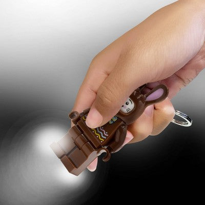 LEGO Minifigures Keychain Light - Chocolate Bunny: Batteries Included, ABS Material, 1 Figure