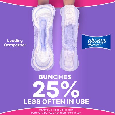 Always Discreet Drop Incontinence Pads - Heavy - Regular - 48ct
