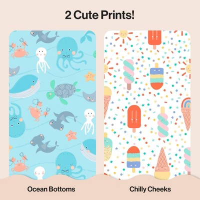 The Honest Company Clean Conscious Diapers - Ocean Bottoms & Chilly Cheeks - Size 5 - 44ct
