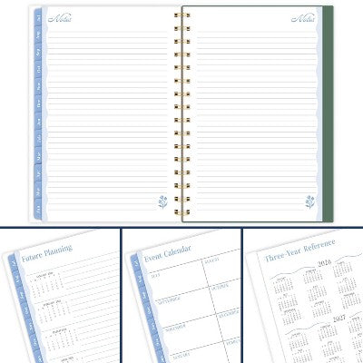 Cherrywood Lane for Cambridge 5.5"x8.5" 2026-2027 Small Weekly/Monthly Floral