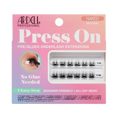 Ardell Press-On On Mini Naked Natural False Eyelashes - 12pc