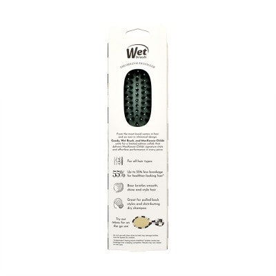 Wet Brush x MacKenzie Childs Shine Enhancer Hair Brush- Butterfly Toile: Hair Styling For All Hair Types, Detangling Brush, Nylon ?????les