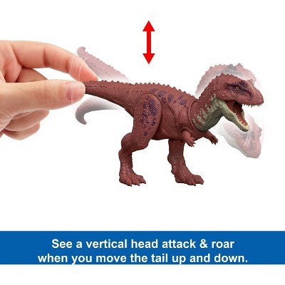 Jurassic World Rebirth Wild Roar Aucasaurus Dinosaur Toy