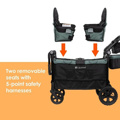 Baby Trend Quest PLUS 3-in-1 Stroller Wagon - Madrid Green (LOCAL PICKUP ONLY)