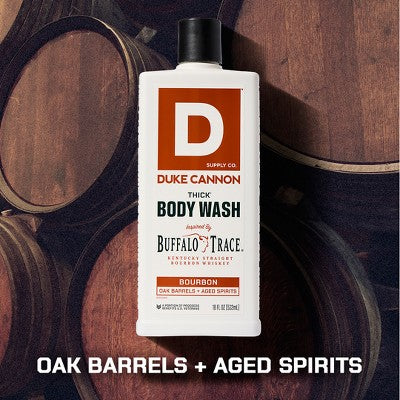 Duke Cannon Supply Co. THICK Men's Body Wash - Buffalo Trace Bourbon - 18 fl oz