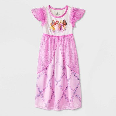 Toddler Girls' Disney Princess Fantasy Nightgown - Pink 2T