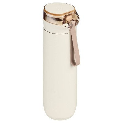 Stanley 20 fl oz Stainless Steel Flowstate Spring Bottle - Cream