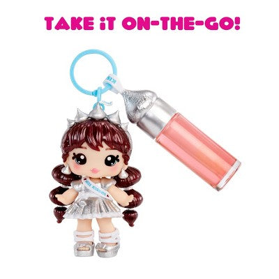Yummiland x Licensed Sweets Lip Gloss Doll: Hershey's Kisses Includes DIY Lip Gloss + Removable Keychain