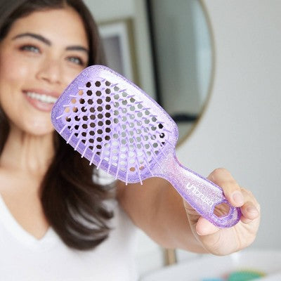 UNbrush Detangler Hair Brush - Glitter Amethyst