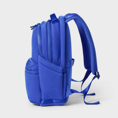 Faux Neoprene 17" Backpack - All In Motion Blue