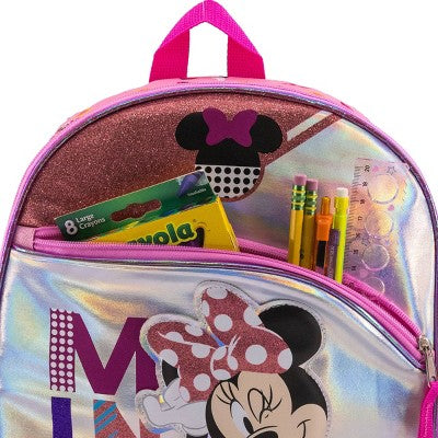 Disney Kids' Minnie Mouse 14" Backpack - Pink