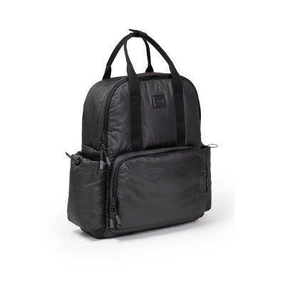 7am Enfant Diaper Bag Backpack with Portable Changing Pad - Water Resistant Shell - Black