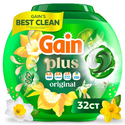 Gain Original Super Flings Plus Laundry Detergents - 32ct