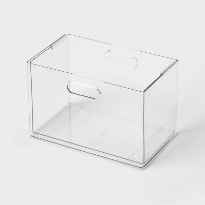 All Purpose Clear Expandable Bin Large - Brightroom