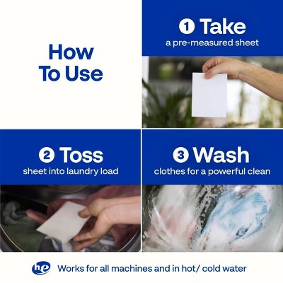 Earth Breeze Fresh Scent Eco Laundry Detergent Sheets 64 Loads