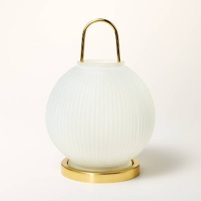 Round Ribbed Glass Table Lantern Clear - kate spade new york x Target