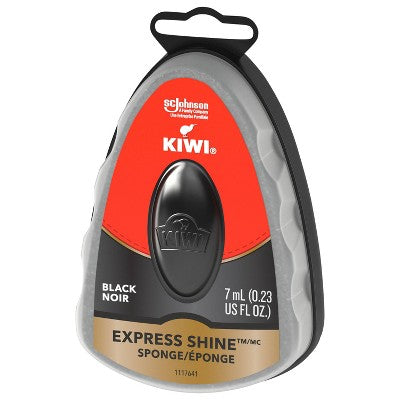 KIWI Express Shine Sponge - Black 0.23oz