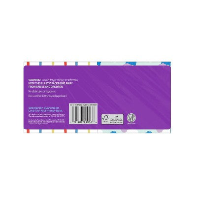 Ultra Soft 3-Ply Facial Tissue - Back-to-School Designs - 4pk/260ct - up&up