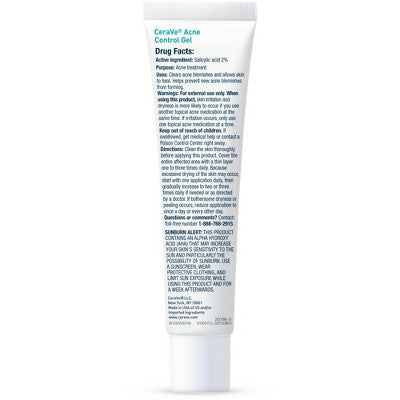 CeraVe Salicylic Acid Acne Treatment Control Gel - 1.35oz