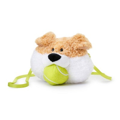 FAO Schwarz Cliqs Plush Dog Purse