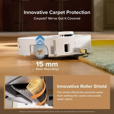 Roborock Qrevo Curv 2 Flow Robot Vacuum and Mop with Real Time Self Cleaning Roller Mop and 20000Pa (LOCAL PICKUP ONLY)