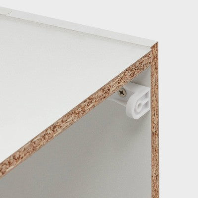 11" 4 Cube Book Shelf White - Brightroom (LOCAL PICKUP ONLY)