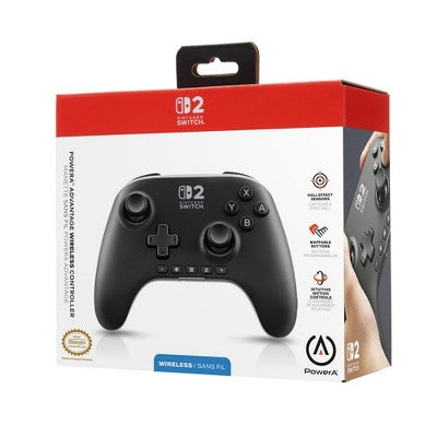 PowerA Nintendo Switch 2 Advantage Wireless Controller - Black