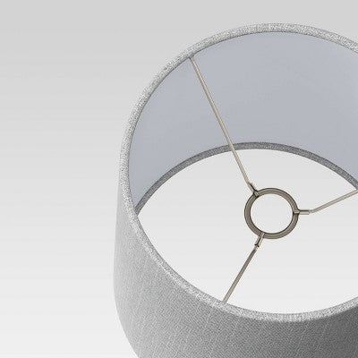Small Montreal Wren Lamp Shade Natural - Threshold: Textured Drum Shade, Polyester & Cotton Weave, No Assembly Required