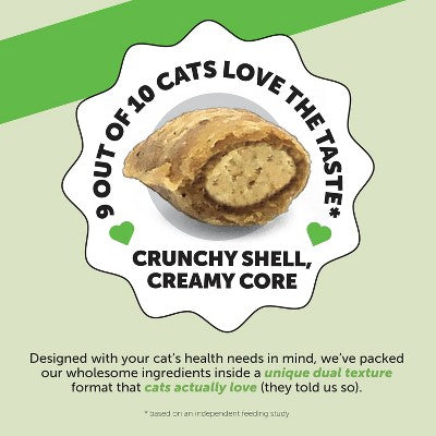 Pet Honesty Hairball Supplement for Cat Chicken Flavor - Support Digestive Health, Sugar-Free Soft Chews, 3.7oz