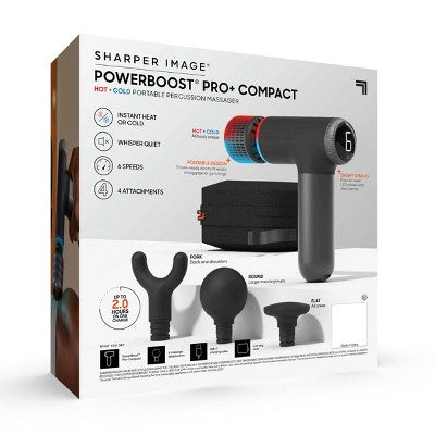 Sharper Image Powerboost Pro+ Compact Hot & Cold Percussion Massager
